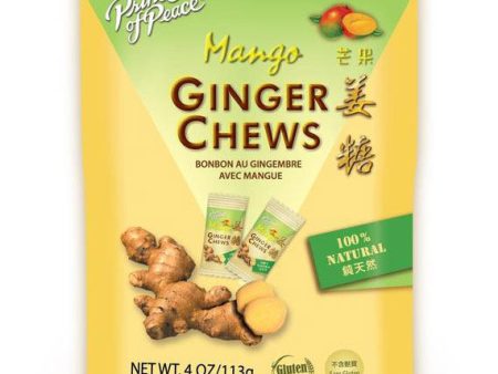 Ginger Chews (Candy) with Mango, 4 oz, Prince of Peace Online now