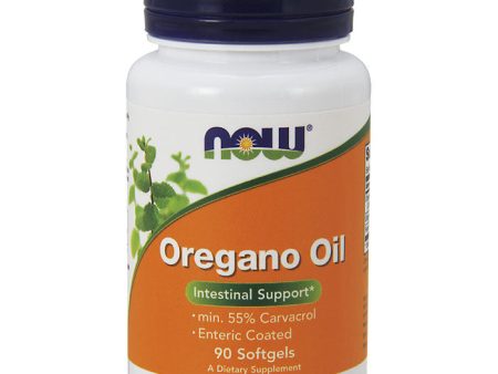 Oregano Oil Enteric Coated, 90 Softgels, NOW Foods Sale