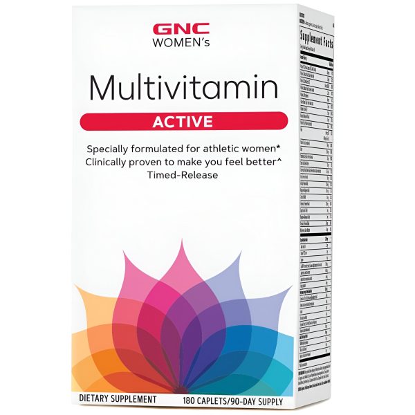 GNC Multivitamínico Activo para Mujer - Tabletas Online