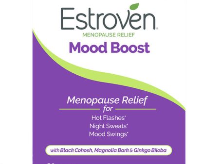 Estroven Menopause Relief Mood Boost, 30 Caplets, i-Health, Inc. Cheap