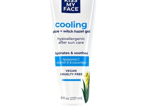 Cooling Aloe + Witch Hazel Gel, After Sun Care, 8 oz, Kiss My Face Online