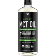 Aceite Orgánico de Coco MCT Sports Research , Certificado por USDA, KETO y PALEO , Non-GMO Combustible Corporal   1183 ml. on Sale