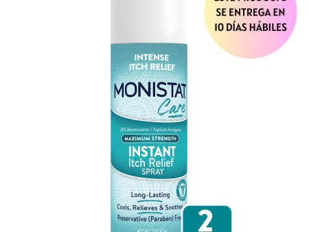 Monistat Spray Alivio Instantáneo del Picor para Mujeres, Máxima Potencia para el Cuidado del Picor Femenino, 57gr For Sale