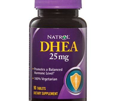 DHEA 25 mg, 90 Tablets, Natrol Supply