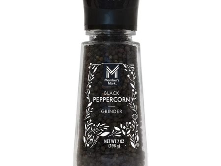 Member s Mark Black Peppercorn Grinder, 7 oz (198 g) on Sale