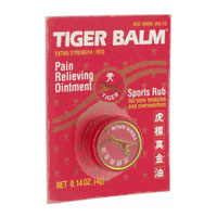 Tiger Balm Red, Pain Relieving Ointment 0.14 oz from Tiger Balm Online