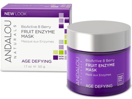 BioActive 8 Berry Fruit Enzyme Mask, 1.7 oz, Andalou Naturals Fashion