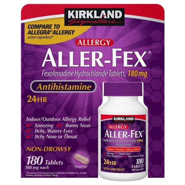 Kirkland Signature Aller-Fex Antihistamine 180 mg., 180 Tabletas For Cheap