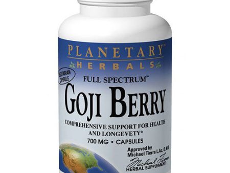 Goji Berry Extract Full Spectrum 700 mg, 90 Capsules, Planetary Herbals For Sale