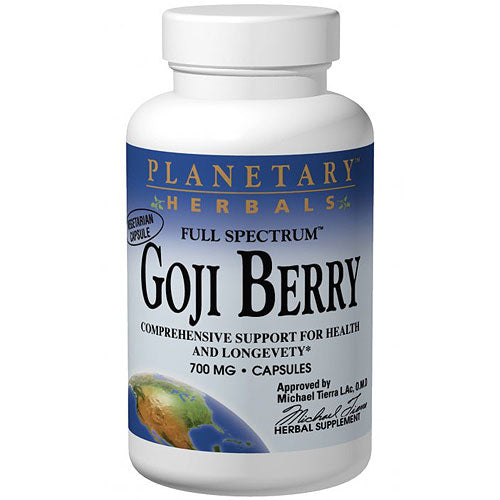 Goji Berry Extract Full Spectrum 700 mg, 90 Capsules, Planetary Herbals For Sale