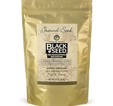 Black Seed Ground Seed, 16 oz, Amazing Herbs Online Hot Sale