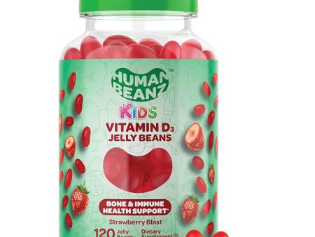 Vitamin D3 Jelly Bean Gummies for Kids, 120 Jelly Beans, Human Beanz For Cheap