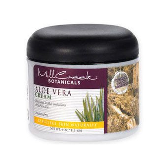 80% Pure Aloe Vera Cream, 4 oz, Mill Creek Botanicals For Discount