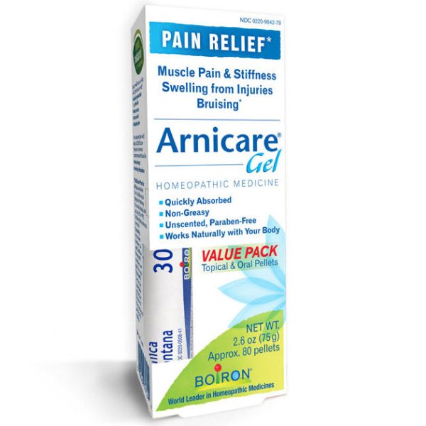 Arnicare Gel Value Pack - Topical Arnica Gel & Oral Pellets, 2.6 oz Tube + 80 Pellets, Boiron For Cheap