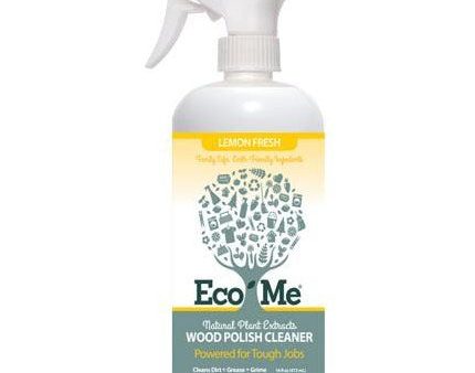 Eco-Me Wood Polish Cleaner, Natural Plant Extracts, Lemon Fresh, 16 oz For Discount