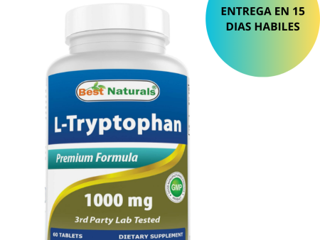 L-Tryptophan 1000mg , 60 tabletas - Best Naturals For Cheap