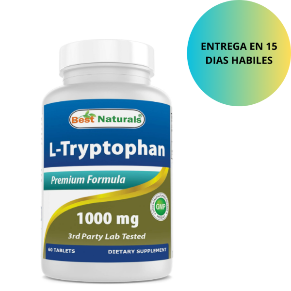 L-Tryptophan 1000mg , 60 tabletas - Best Naturals For Cheap