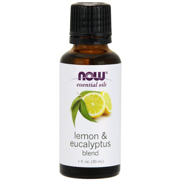 Lemon-Eucalyptus Oil, Essential Oil 1 oz, NOW Foods Fashion