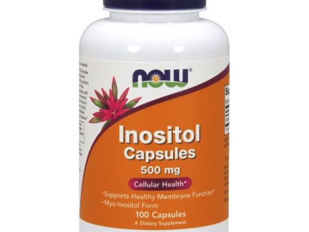 Inositol 500 mg, 100 Capsules, NOW Foods Fashion