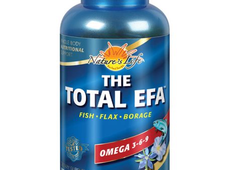 The Total EFA 1200 mg, 180 Softgels, Nature s Life For Sale