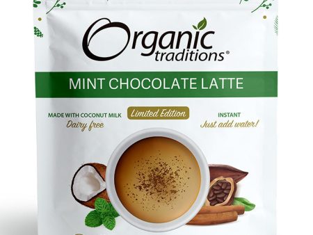 Organic Limited Edition Mint Chocolate Latte, 5.3 oz (150 g), Organic Traditions For Sale