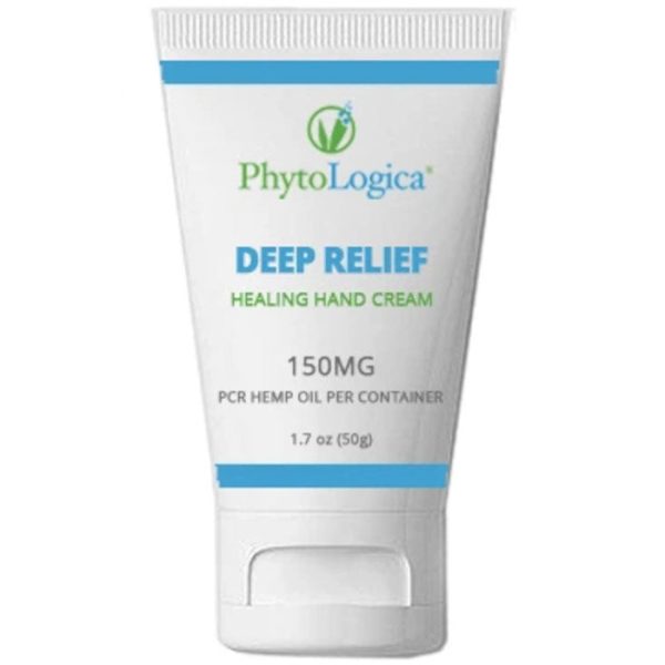 Deep Relief Healing Hand Cream, 150 mg PCR Hemp Oil, 1.7 oz, PhytoLogica Online Sale