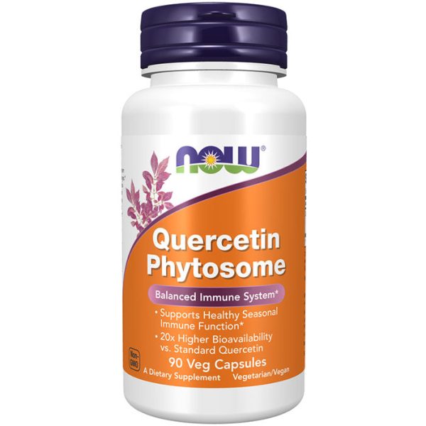 Quercetin Phytosome, Balanced Immune System, 90 Veg Capsules, NOW Foods Online