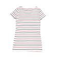 Camiseta  Polo de mujer Tommy Hilfiger, diseño a rayas, manga corta - Cuello redondo Online