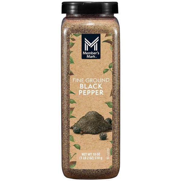 Member s Mark Fine Ground Black Pepper, 18 oz (510 g) Hot on Sale