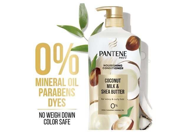 Pantene Pro-V Acondicionador nutritivo Leche de coco y manteca de karité (38,2 onzas líquidas) Cheap