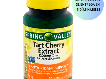 Tart cherry extract 1200mg , 90 capsulas - Spring Valley Online Hot Sale