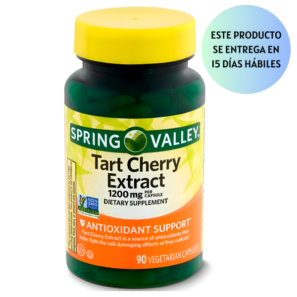 Tart cherry extract 1200mg , 90 capsulas - Spring Valley Online Hot Sale