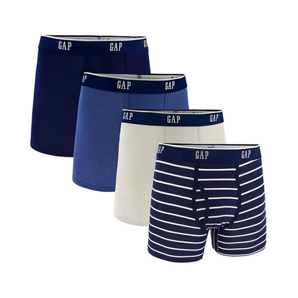 Gap Calzoncillos tipo bóxer ultrasuaves para hombre, paquete de 4 Sale