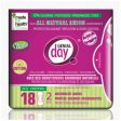 Eco Cerfified Absorbent Cotton Menstrual Liners with Anion Strip, 18 ct, Genial Day For Sale