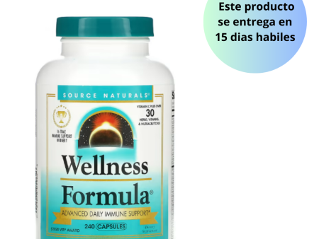 Source Naturals, Wellness Formula, Advanced Daily Immune Support, 240 Capsules Online Sale