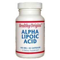 Alpha Lipoic Acid 600 mg, 60 Capsules, Healthy Origins For Sale