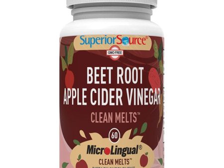 Beet Root & Apple Cider Vinegar Clean Melts, 60 MicroLingual Tablets, Superior Source Supply