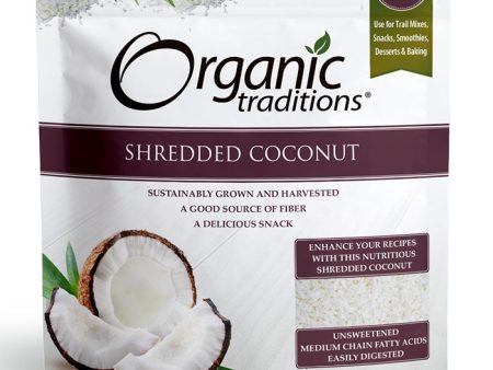 Organic Shredded Coconut, 8 oz (227 g), Organic Traditions Online now