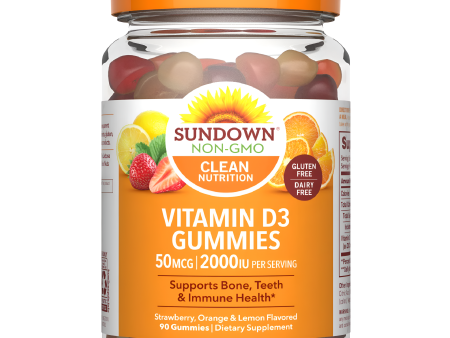 Sundown Naturals Vitamina D3 en Gomitas  2000 IU, en gomitas Sale