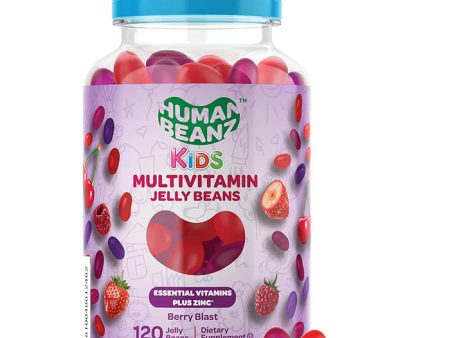 Multivitamin Jelly Bean Gummies with Zinc for Kids, 120 Jelly Beans, Human Beanz Discount