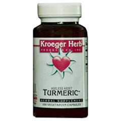 Turmeric, 100 Vegetarian Capsules, Kroeger Herb Supply