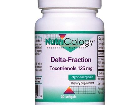 Delta-Fraction Tocotrienols 125 mg, 90 Softgels, NutriCology For Sale