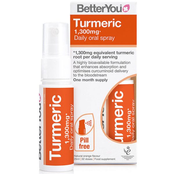 Turmeric Daily Oral Spray, 25 ml, BetterYou Online Sale