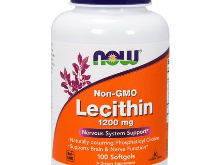 Lecithin 1200 mg, 100 Softgels, NOW Foods Cheap