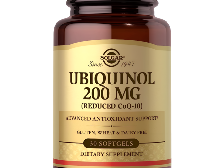 Ubiquinol Solgar  (Coenzima Q10 en forma reducida) 200 mg.  30 cápsulas Online