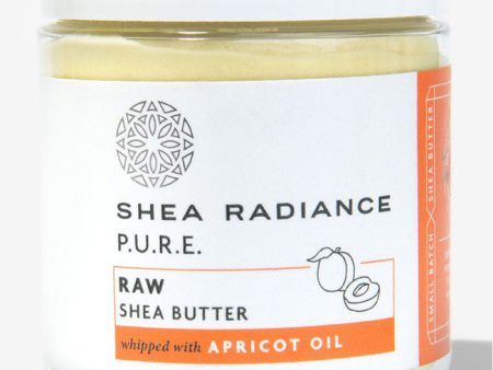 Raw Shea Butter Whipped with Apricot Oil, 5 oz, Shea Radiance Discount