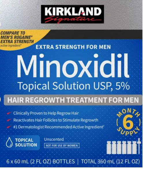 Minoxidil Topical Solution - Kirkland - 60 ml For Discount