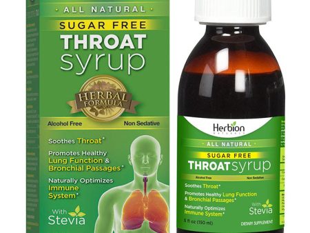 Sugar Free Throat Syrup, 5 oz, Herbion Online