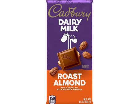 CADBURY DAIRY MILK - Roast Almond 99gr Online Hot Sale