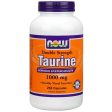 Taurine Double Strength, 1000 mg, 250 Capsules, NOW Foods For Sale